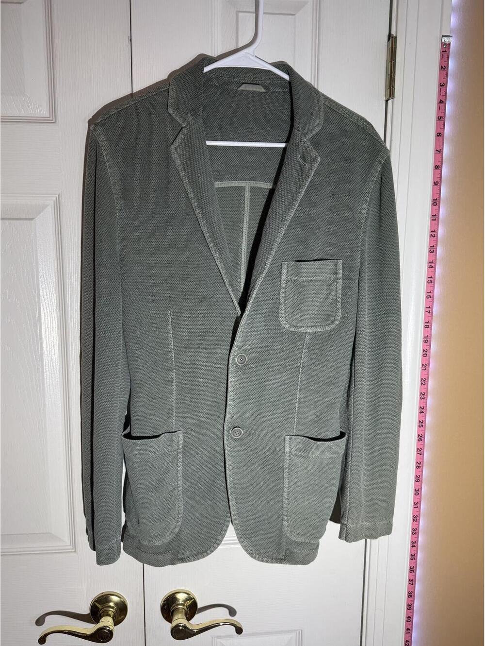 Circolo 1901 Olive Green Knit Blazer Jacket Size 46
